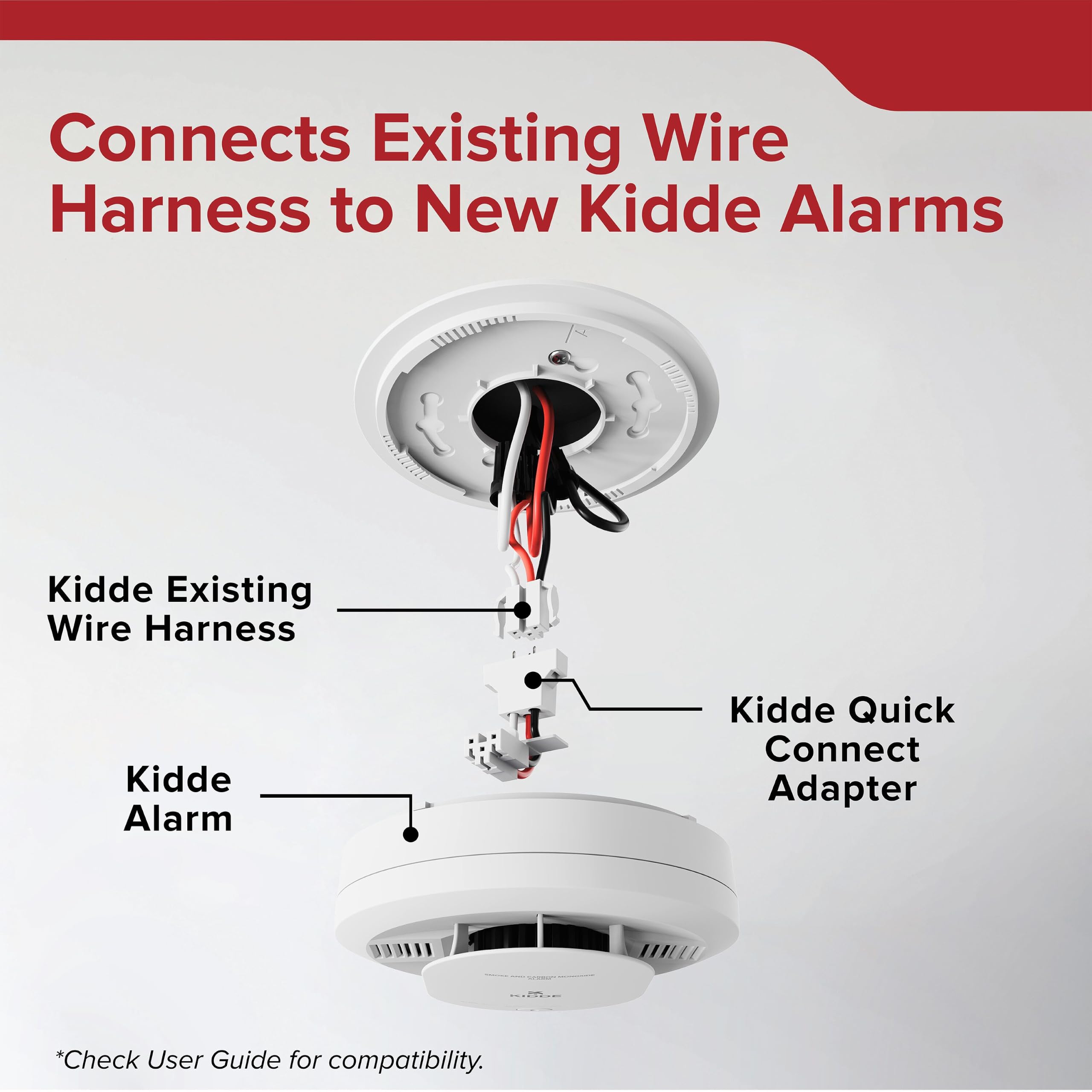 Kidde Wiring Adapter - Easy Smoke Detector Replacement -2