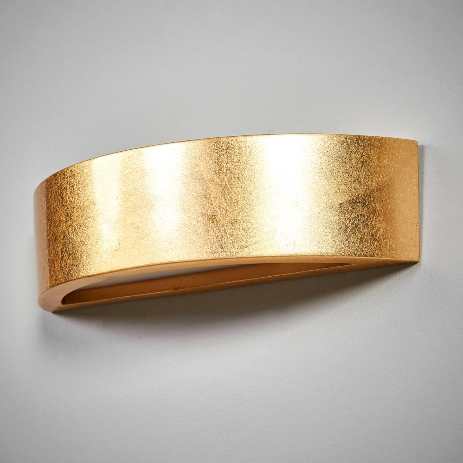 Lindby Wandleuchte, Wandlampe Innen Jasin (Modern) in Gold/Messing aus Gips/Ton (1 flammig E14) - Wandstrahler Wandbeleuchtung Schlafzimmer Wohnzimmer Wohnzimmerleuchte
