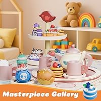 Vista 4 de Arcilla de modelado para secado al aire para niños - Artesano de horneado, kit de arcilla de 12 cajas con 4 herramientas y tutoriales, suave kit