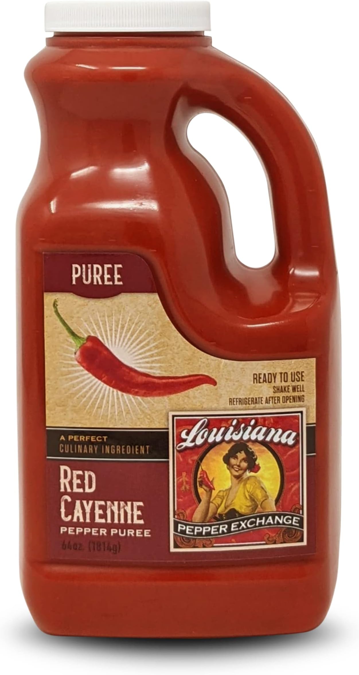 Cayenne Pepper – Louisiana Pepper Exchange – Fresh Pepper Replacement. Save Time and Money in the Kitchen, No More Food Waste. 64 Ounces, Perfect for Professional Chefs and Kitchens, Food Trucks, Catering, and Big Parties. Great for Seafood, Shrimp, and Crab Boils – Spice, Heat and Authentic Pepper Flavor