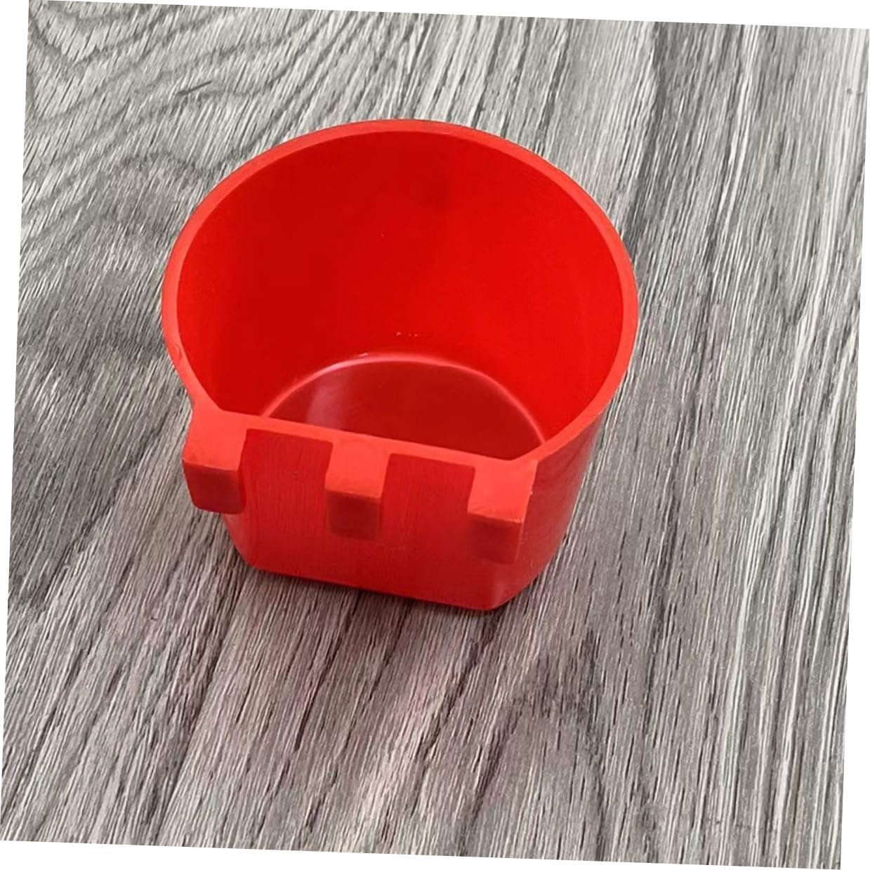 VICASKY 20pcs Small Plastic Bird Feeder Cups Hanging Seed Bowls Pet Feeding Watering Supplies for Parrots Chickens Cage Use