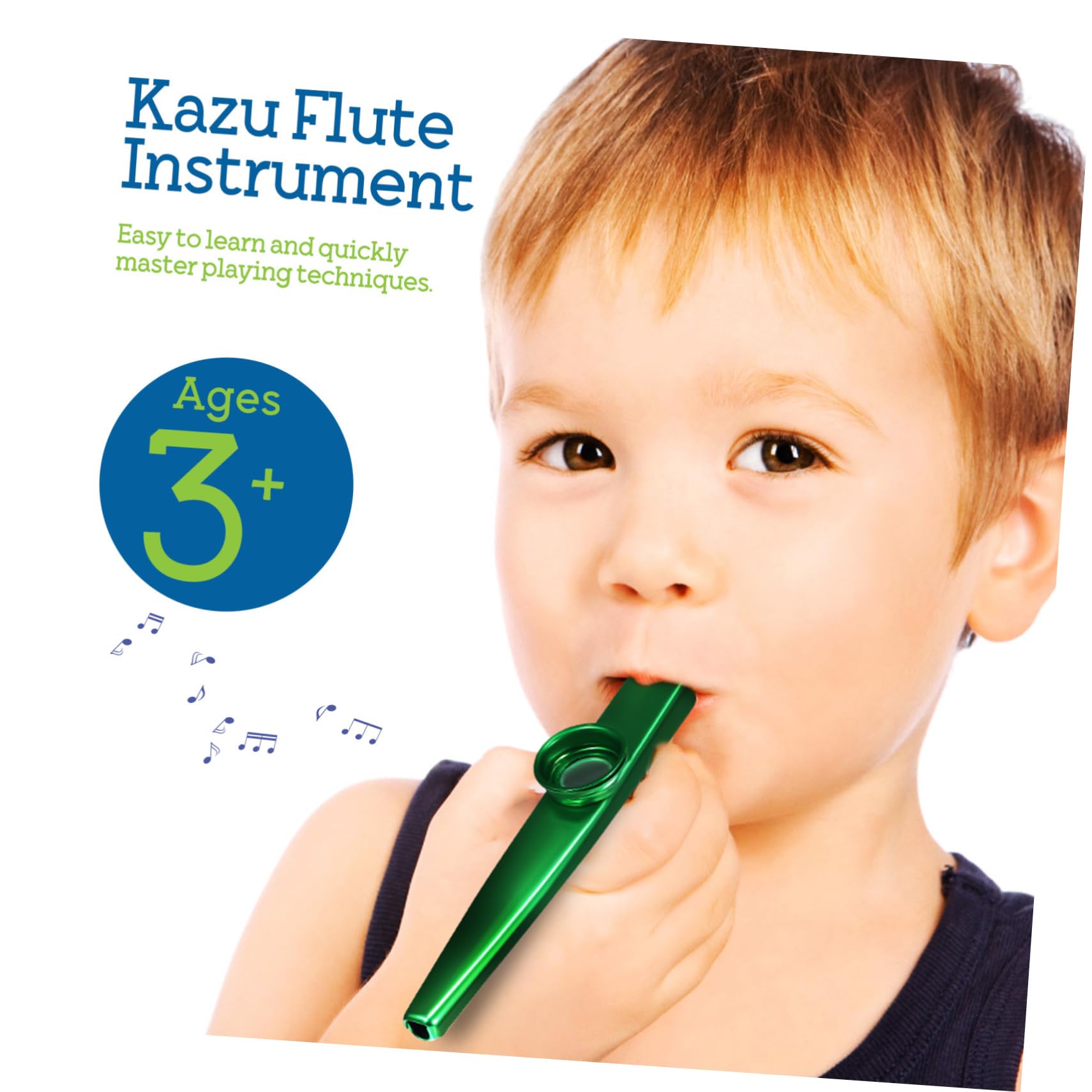 VANZACK 6 Pcs Metal Kazoo for Adults Durable Percussion Instruments for Music Practice and Performance Sound Versatile Use for All Skill Levels