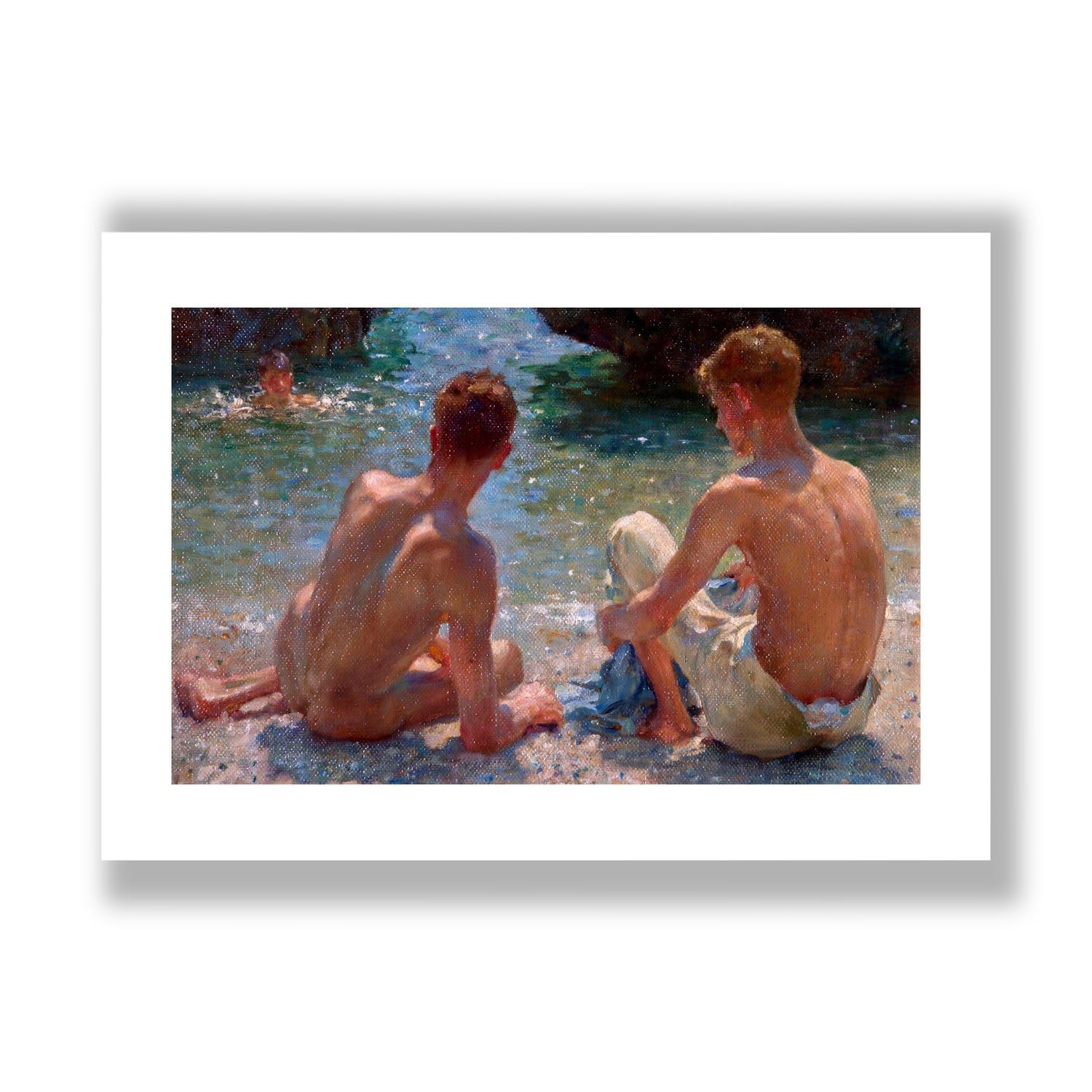 Impression d'art d'archivage Henry Scott Tuke The Critics - 7