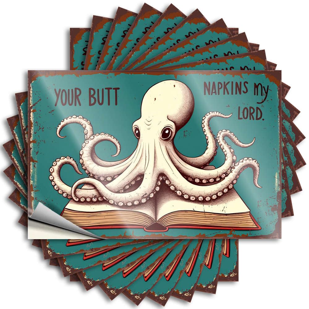 Halloween Bumper Decal | Your Butt, Napkins My Lord Personalized for Mold Decor(8X12CM)