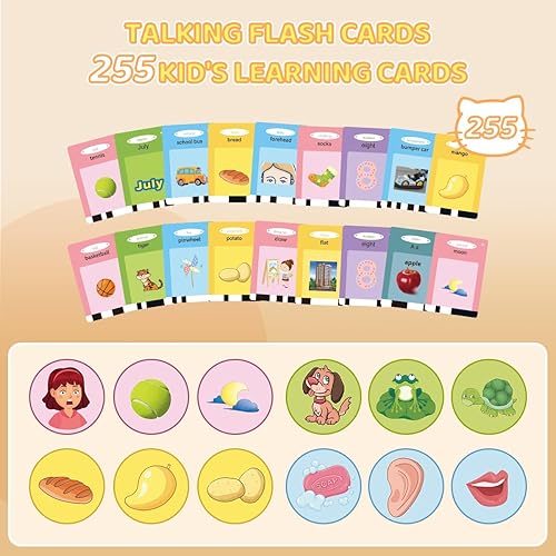 Miniatura 2 de 510 Sight Words LAYCOL Kiddo Lingo - Tarjetas flash parlantes para niños de 2, 3, 4, 5 años para niños y niñas, regalo audible, juguetes de