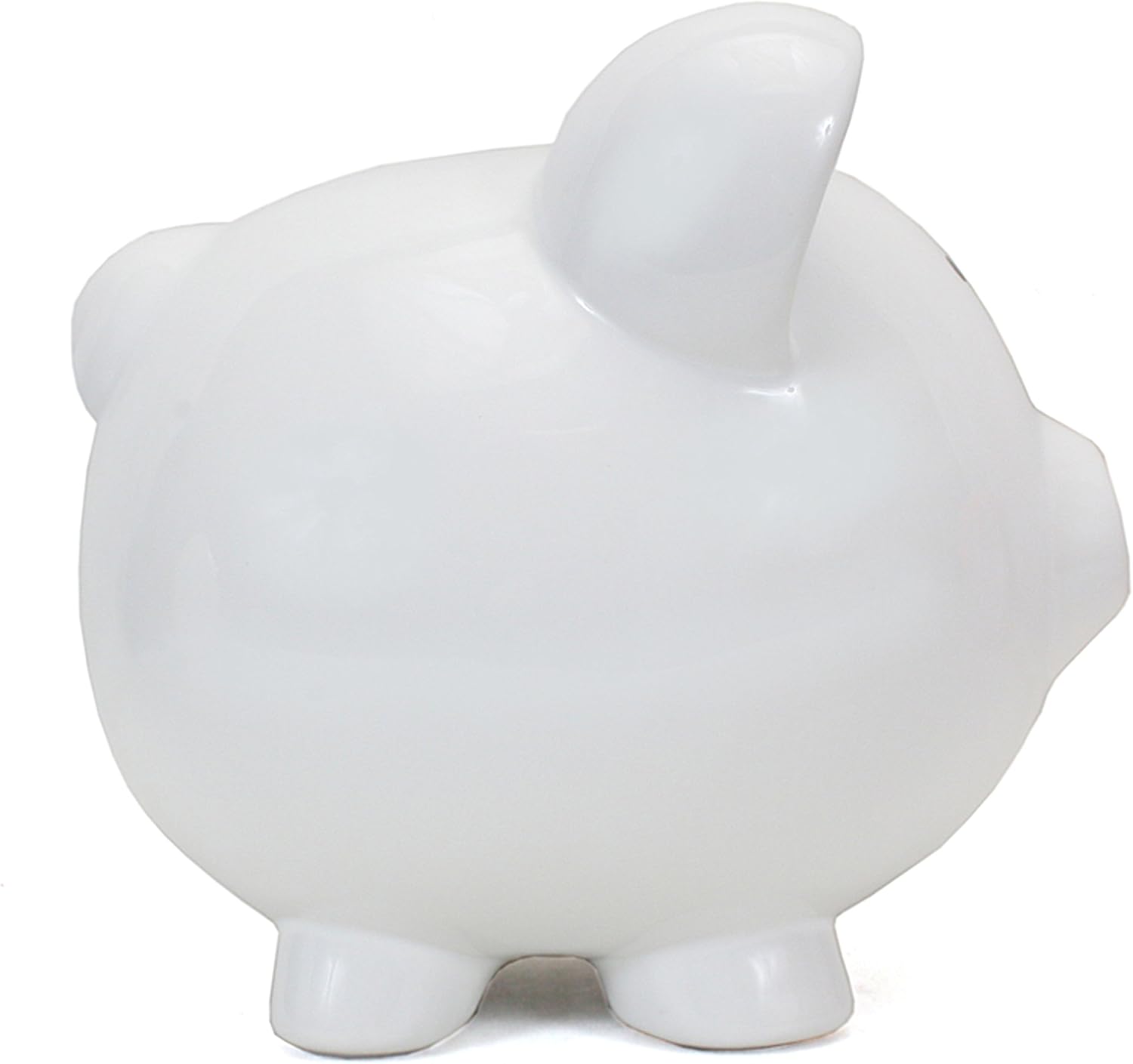 Child to Cherish Ceramic Piggy Bank, White