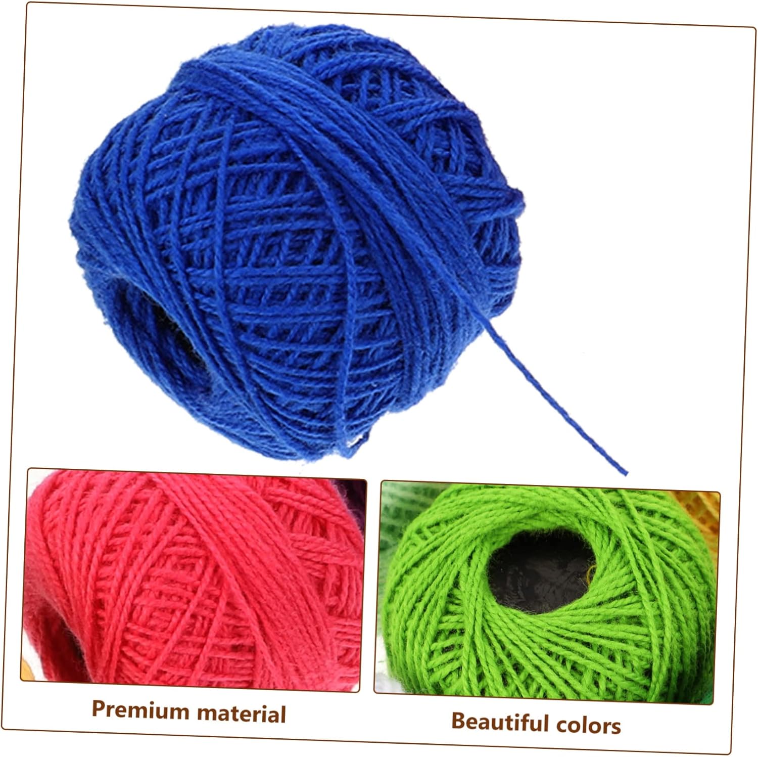 EXCEART 48rolls Colorful Embroidery Thread Each for DIY Handcrafts Sewing and Embroidery Decoration for Beginners and Art Craft Lovers