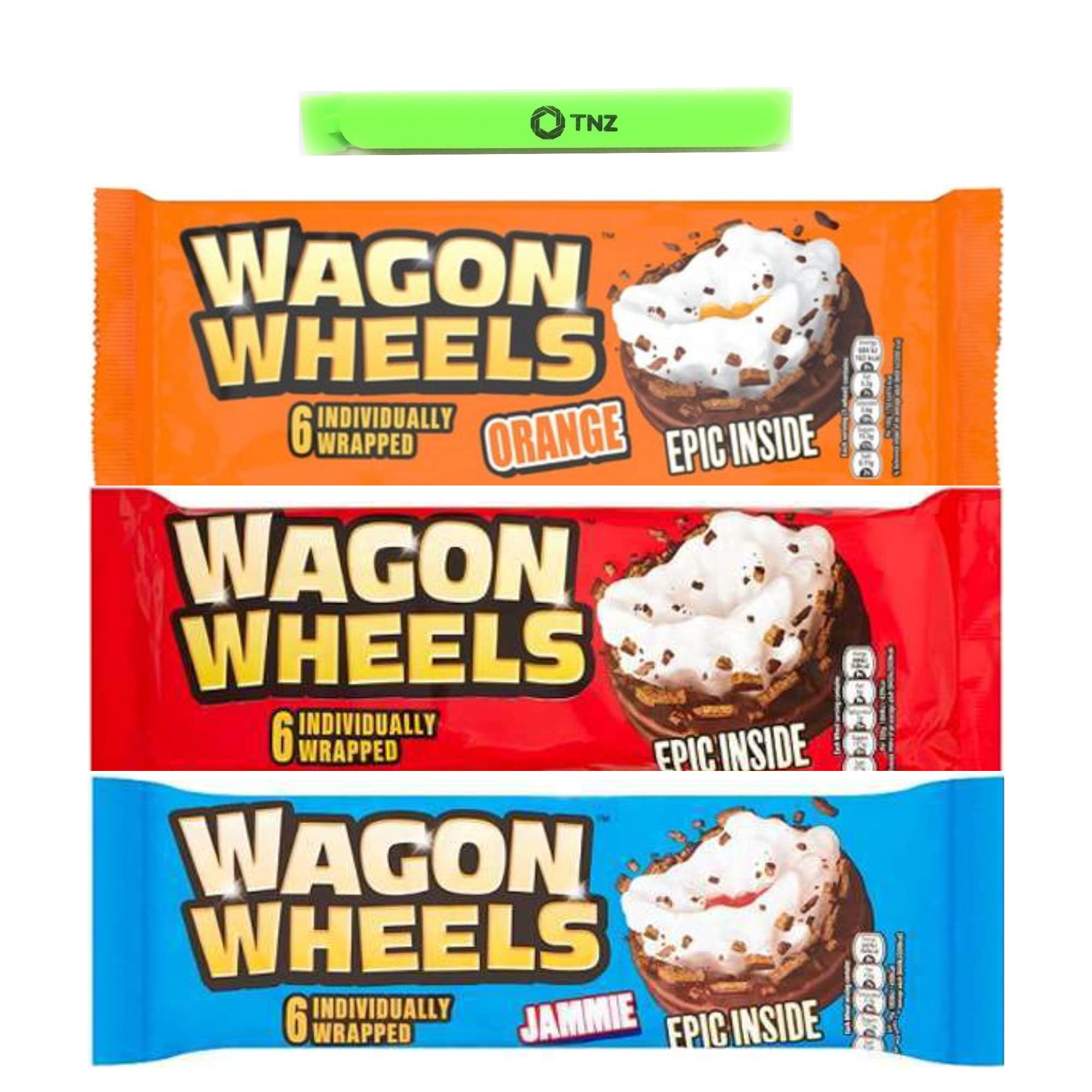 Buy Wagon Wheel Chocolate Biscuits Bundle, Wagon Wheels Original 6 Pack, Wagon Wheels Jammie 6