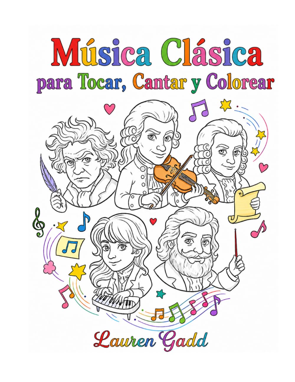 Musica Clasica para Tocar, Cantar y Colorear