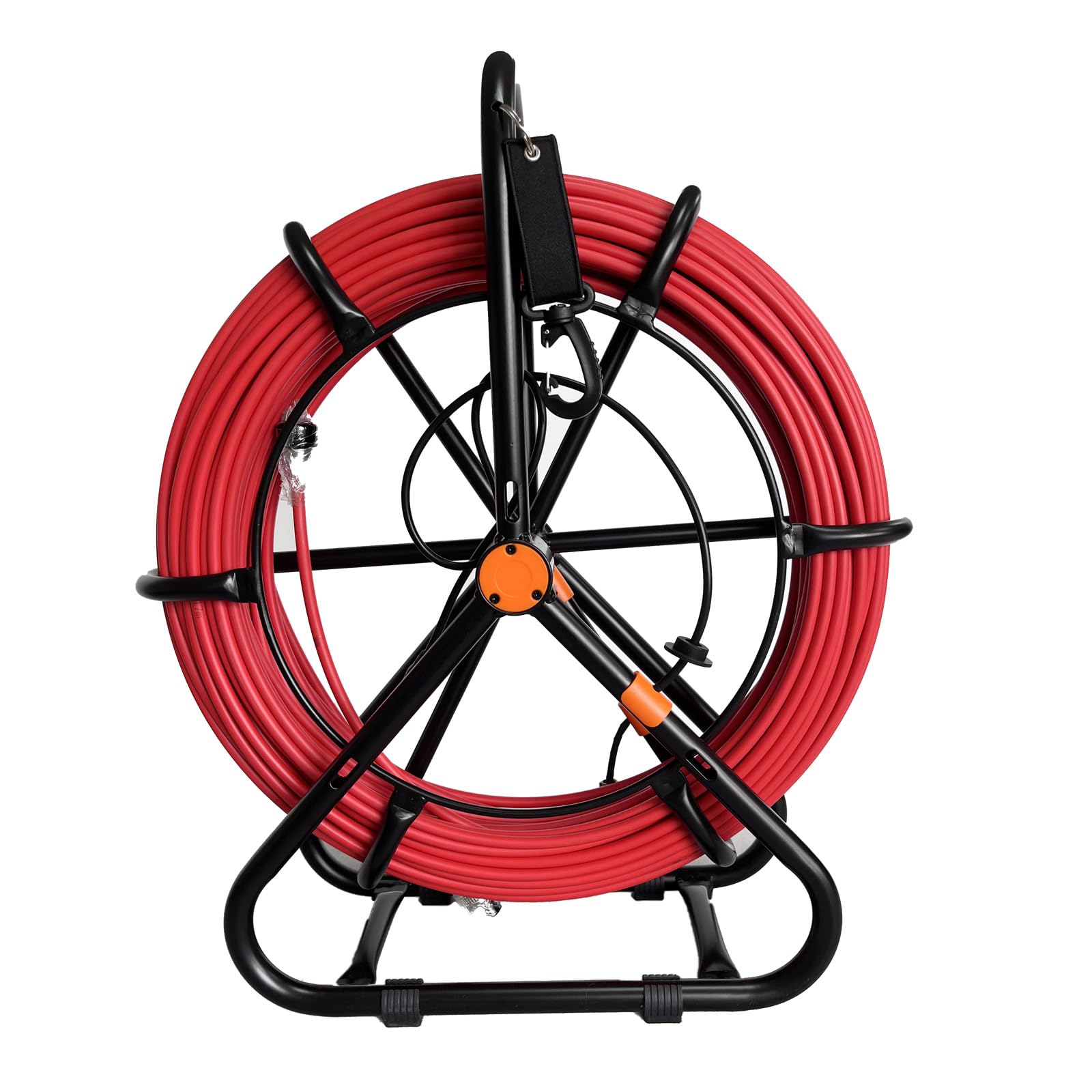 Sewer Camera Cable,Replacement 7mm Rigid Cable 164FT with Distance Mark for Sewer Inspection,Compatible only with Units Featuring Green Head gaskets(