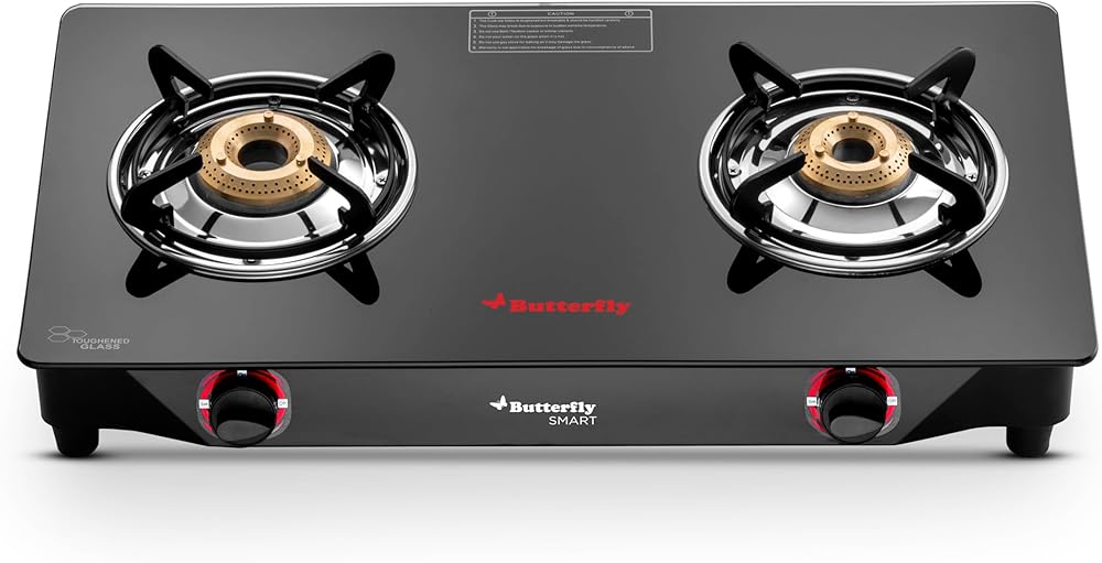 Butterfly Smart 2 Burner Glass Top