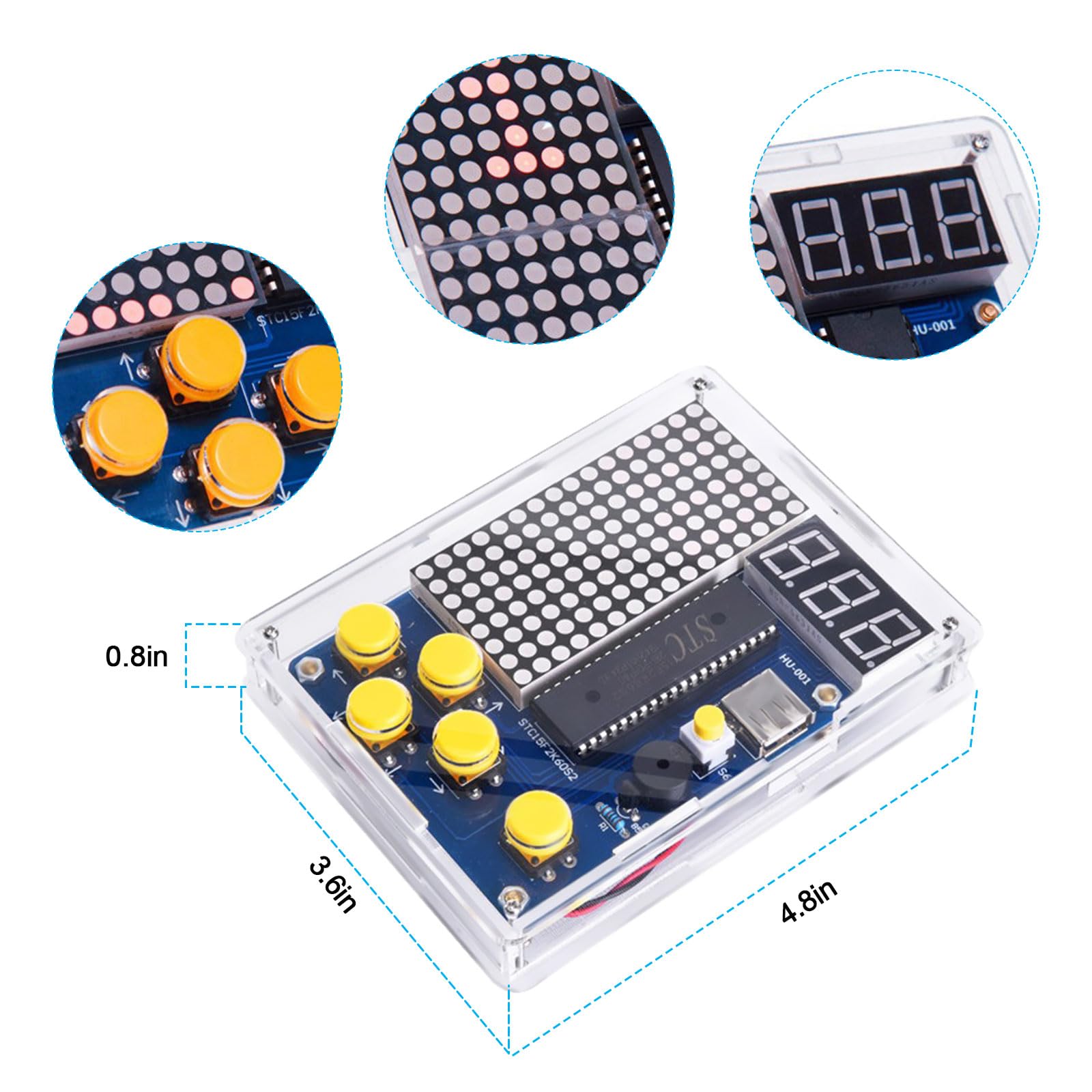 Kit Console Fai Da Te Per Saldatura - Giochi Classici Portatili, Con Corpo Acrilico | Educativo E Divertente - Foto 6