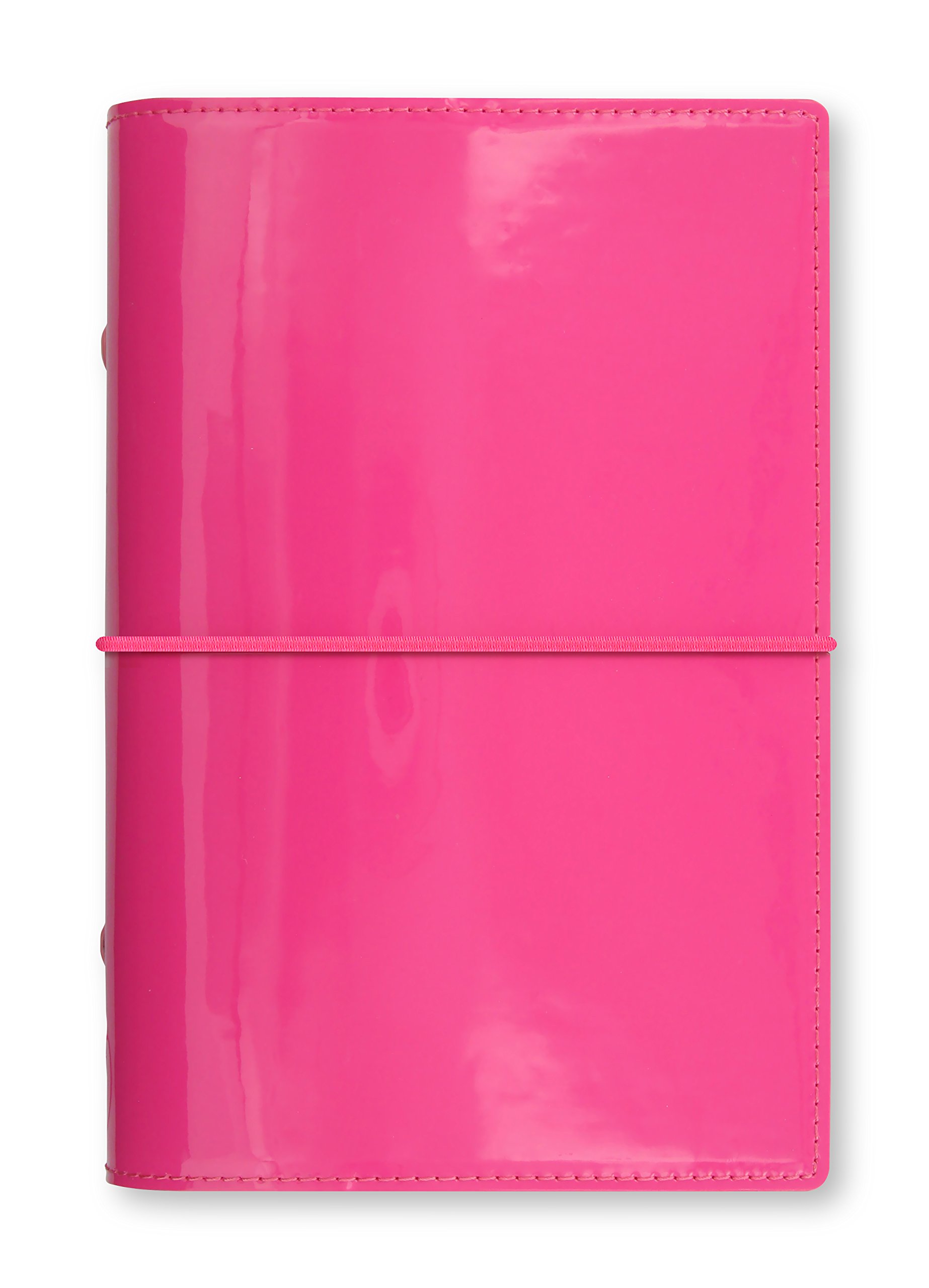 Filofax Domino Patent Personal Organiser - Pink