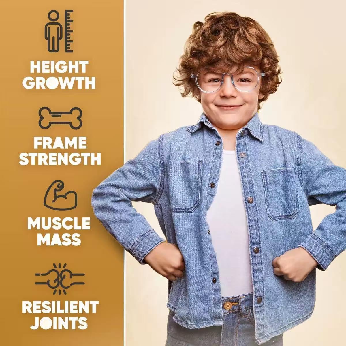 Growth Tall Nutrizione per la crescita naturale di bambini e adolescenti - Per i palati più esigenti, per persone più alte dai 5 anni in su|truheight