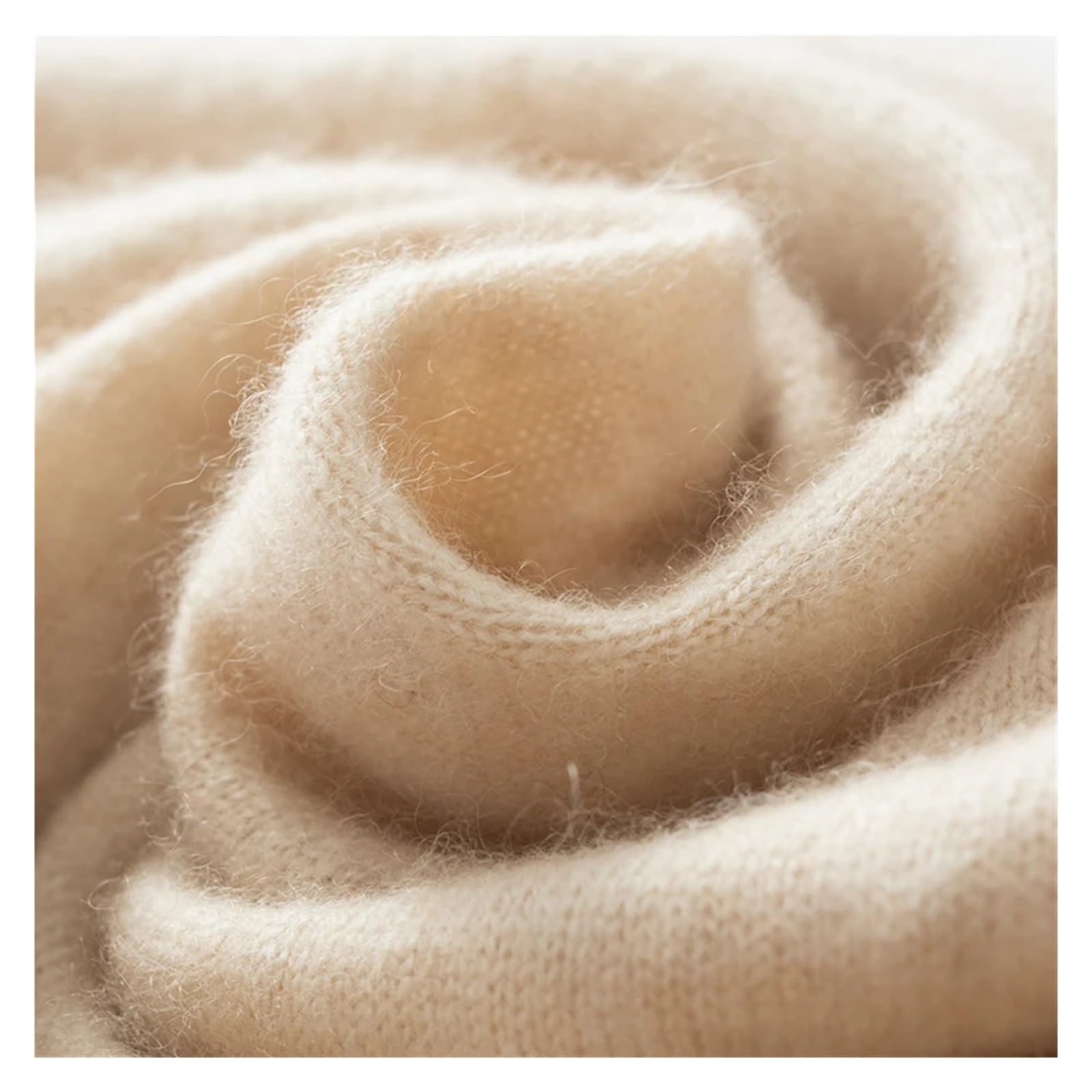 Chal de Punto Chal de Punto de Lana de Cachemira for Mujer, Chal con Cuello Falso, protección de Hombros con Aire Acondicionado for Verano, Bufanda Gruesa y cálida for Columna Cervical(Camel)