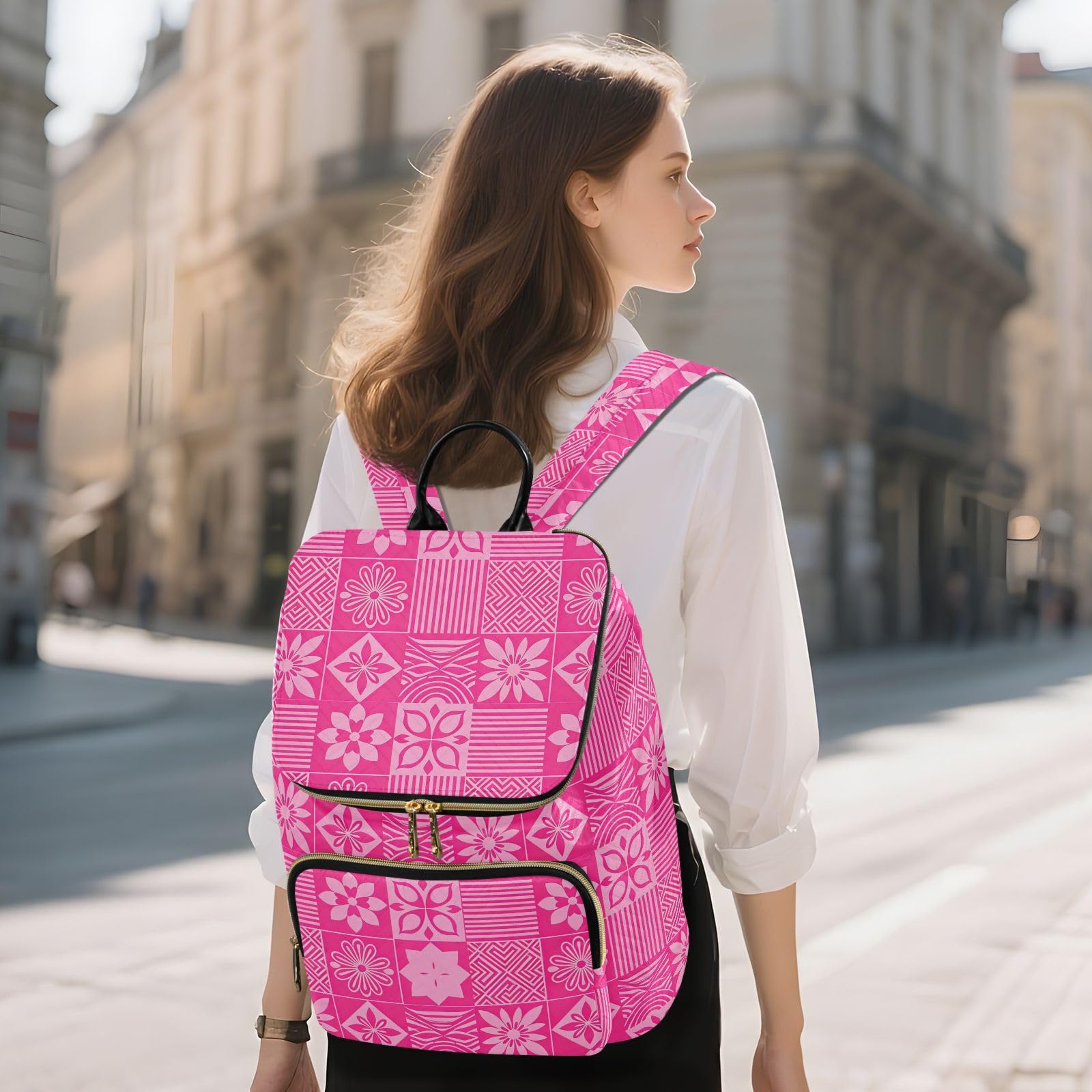 Zaino alla moda da 15L per le donne elegante borsa multiuso leggera