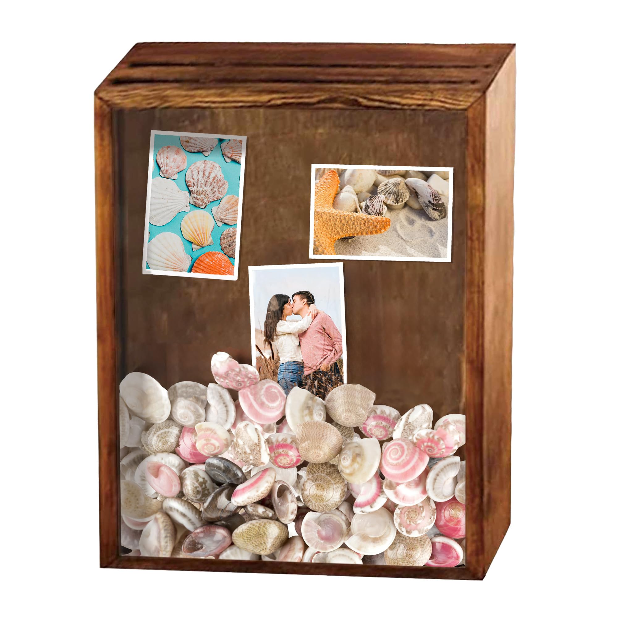 Custom Graduation Shadow Box Frame, Wooden Deep Large Display Cases Picture Photos with Acrylic, DIY Graduation Cap Uniform Varsity Letter Memory Showcase for Bouquet Tassel Memorabilia Memories
