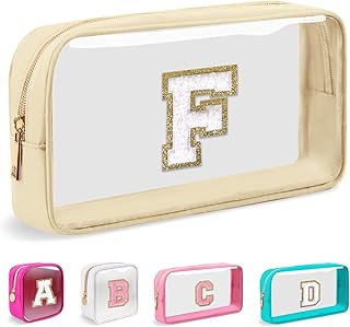 Mini Bolsa de Maquillaje Transparente con Ini...