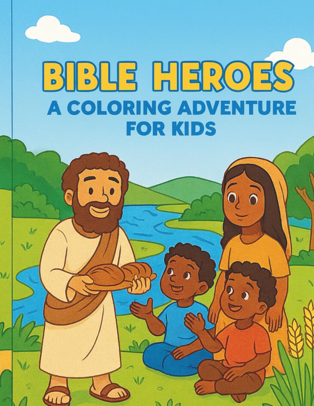 Bible Heroes: A Coloring Adventure for Kids (Ages 5–8)