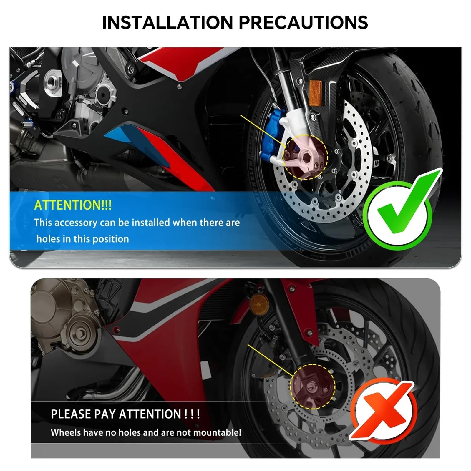 Pasuje do R6 YZF-R6 YZFR6 przedniego tylnego koła widelec osi suwak osłona przed uderzeniem
