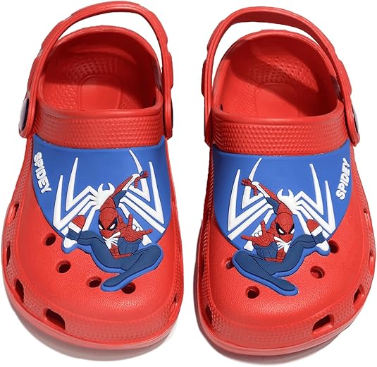 Kids Boys Cartoon Garden Clogs EVA Slip on Sandals Breathable Slipper Water Shoes for Beach Indoor Outdoor (Toddler/Little Kids)