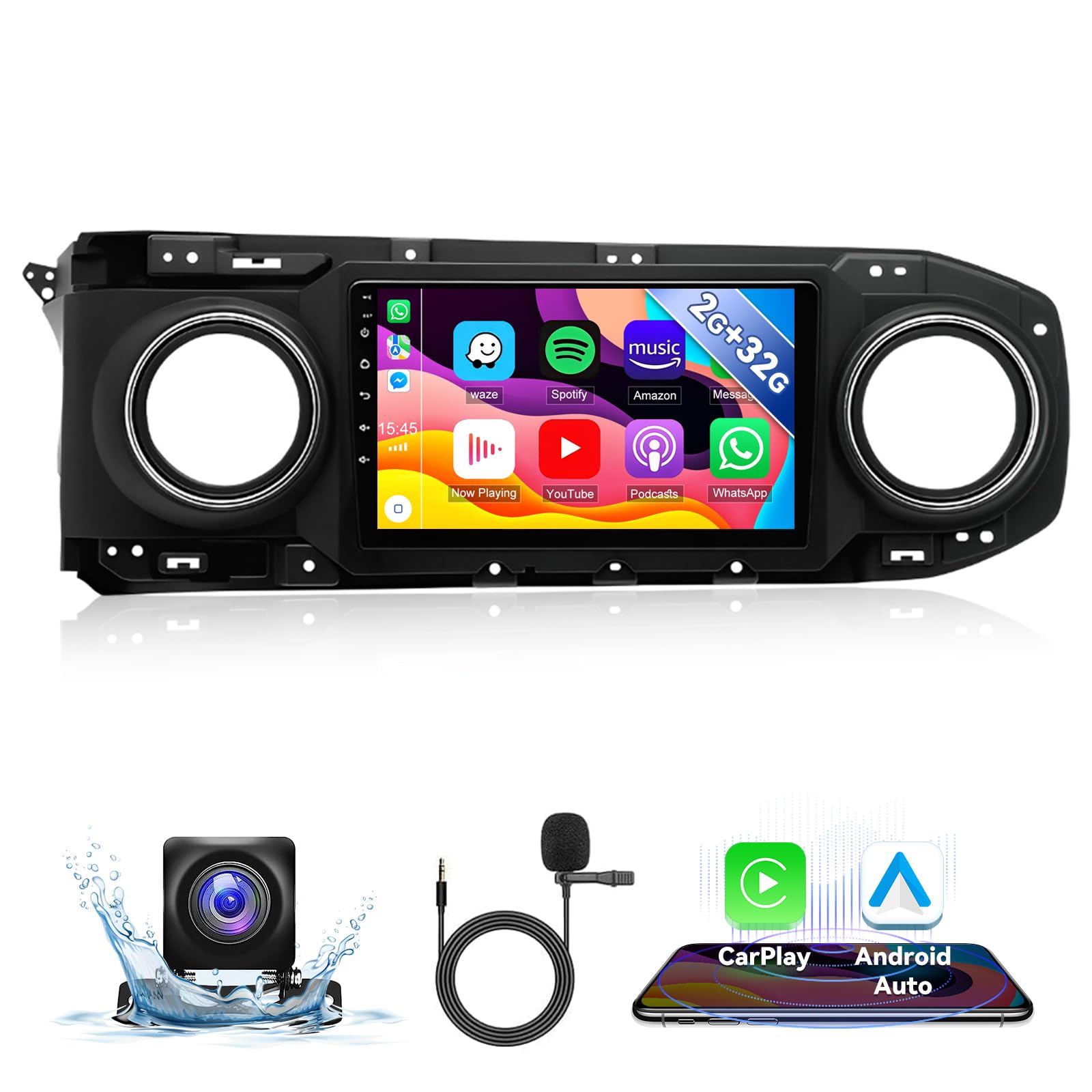 Amazon.com: Android 13.0 Double Din Car Stereo for 2016-2021