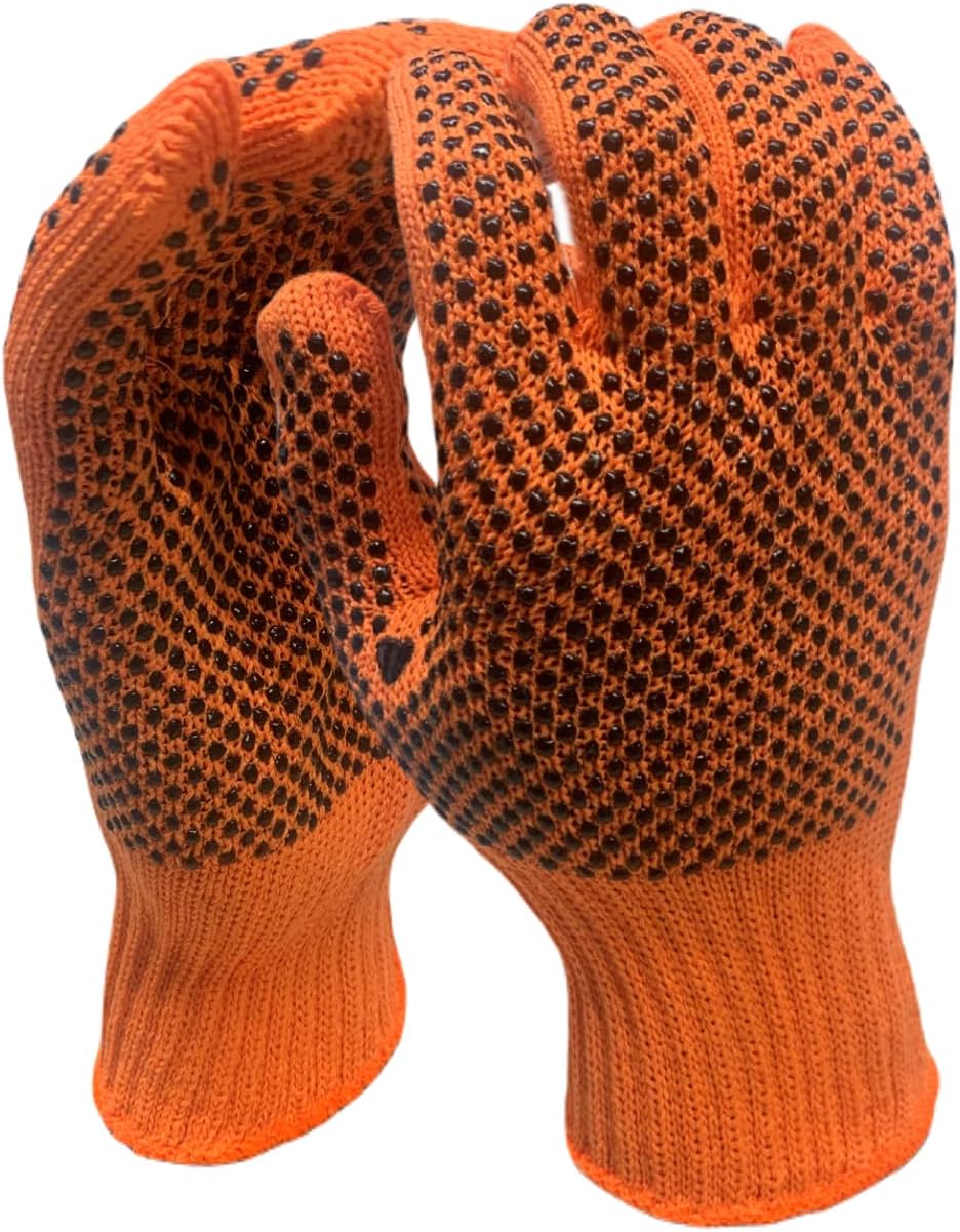 ATERET Cotton Gloves, String Knit Liner, Polyester Cotton Works Gloves for Men & Women, Ideal for Painter Warehouse & Garden
