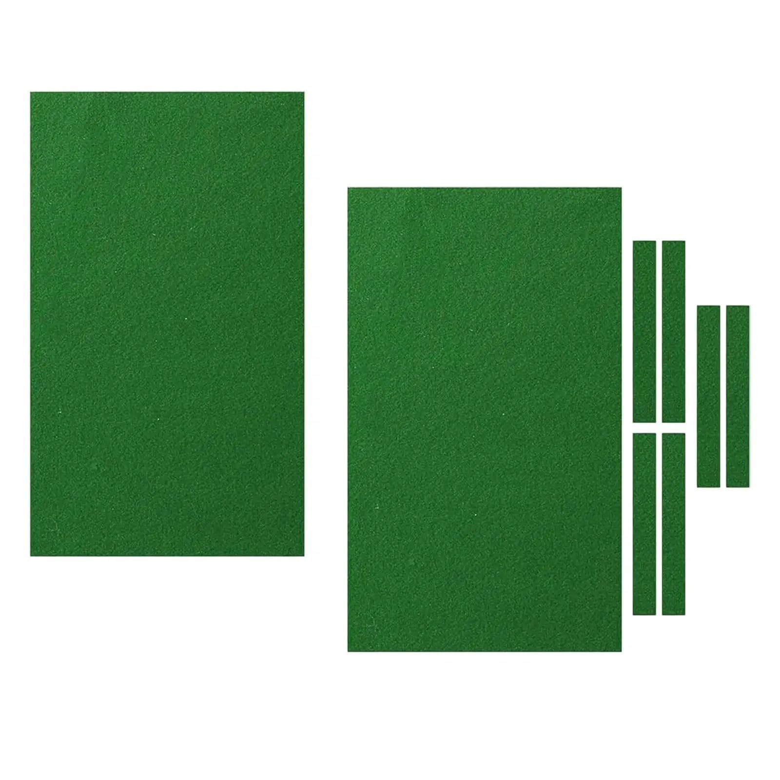 Panno da Biliardo Professionale Multifunzionale Verde 9 Piedi x 5 per Club(with Edge Cloth)