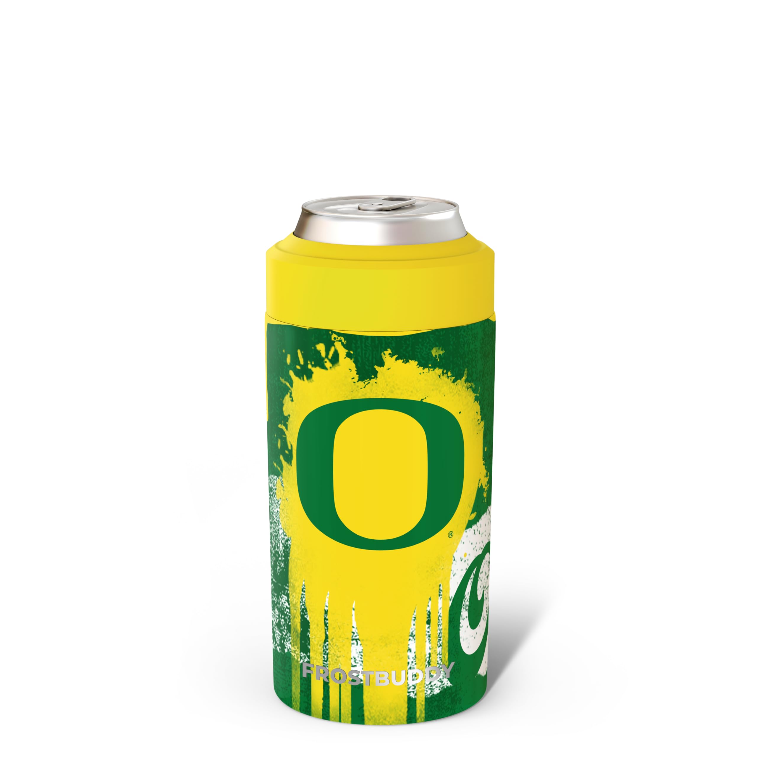 Frost Buddy Universal Can Cooler - Slim Cans, 12/16oz (Oregon Ducks | Drip)