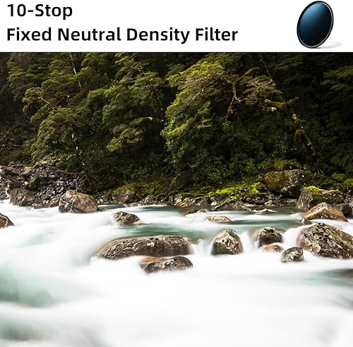 Miniatura 6 de Filtro ND1000 de 2.441 in ND1000, filtro de densidad neutra delgado, vidrio óptico 10 paradas
