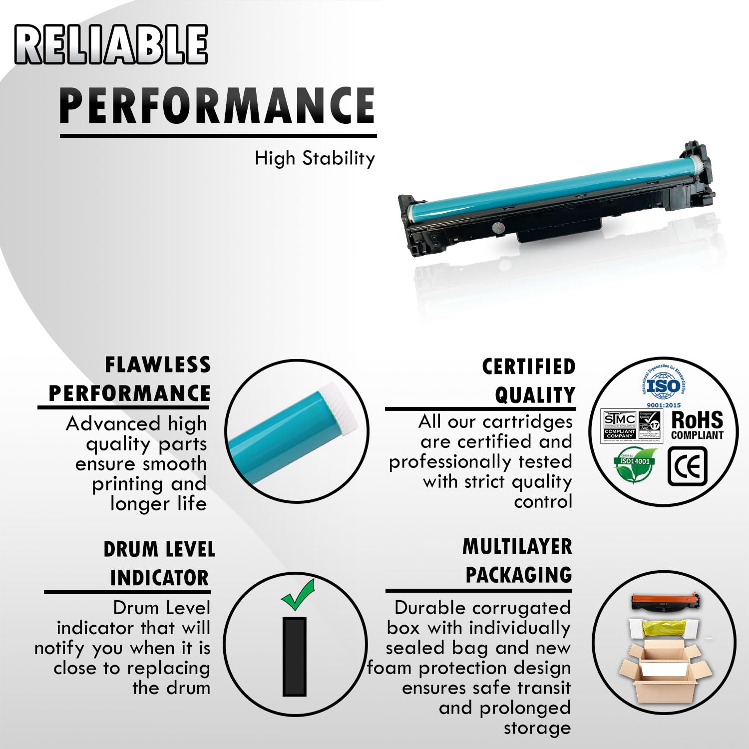 4本セット　Canon DRUM Cartridge Canon C-EXV 42 Compatible Drum Unit (6954B002)