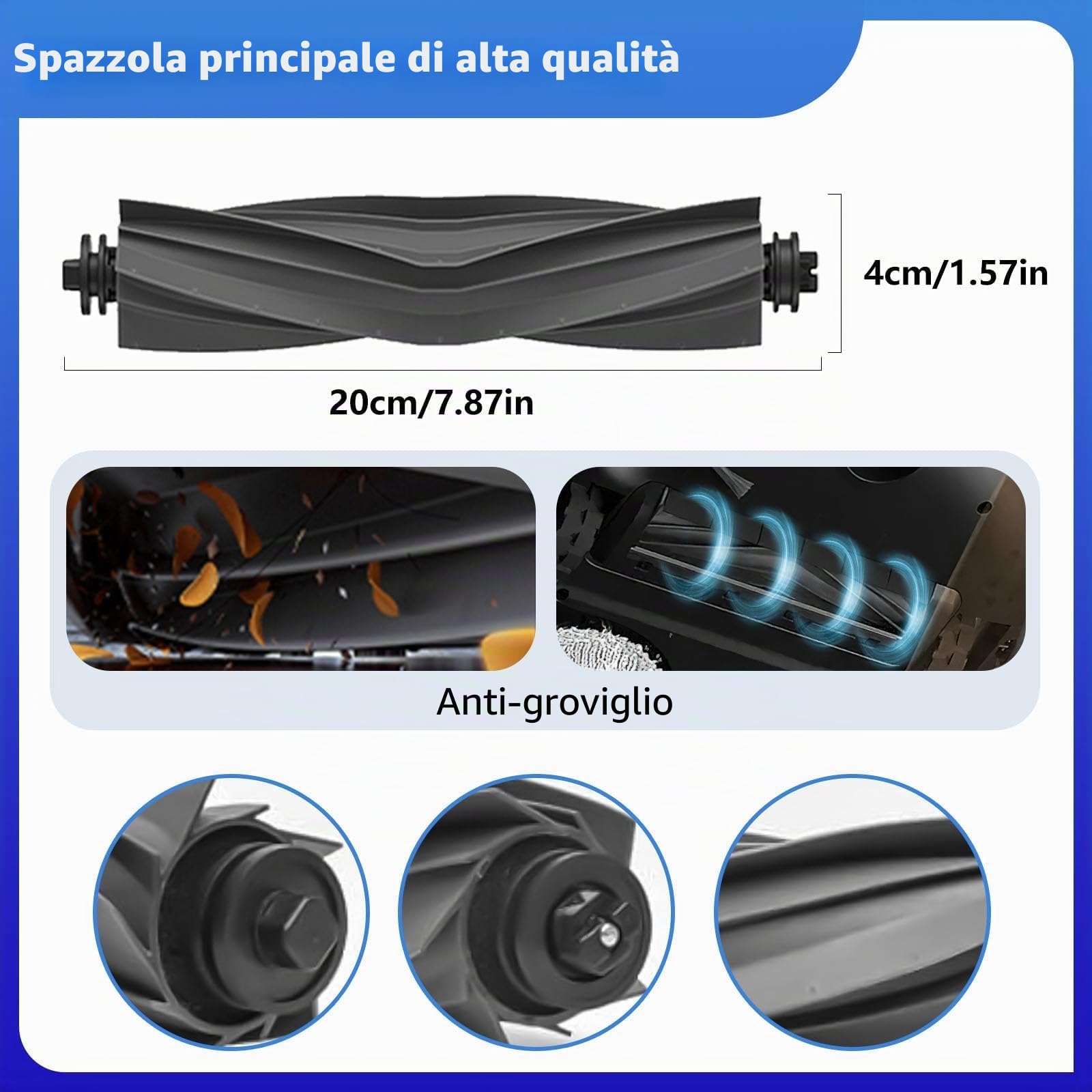 Accessori per Dreame L40 Ultra /X40 Master/L10s Ultra Gen 3/L50 Ultra AE,Mova P70 Pro Ultra/Mova P50 Pro Ultra/Mova P10 Pro Ultra,5 Sacchetti per la Polvere al Carbone Attivo