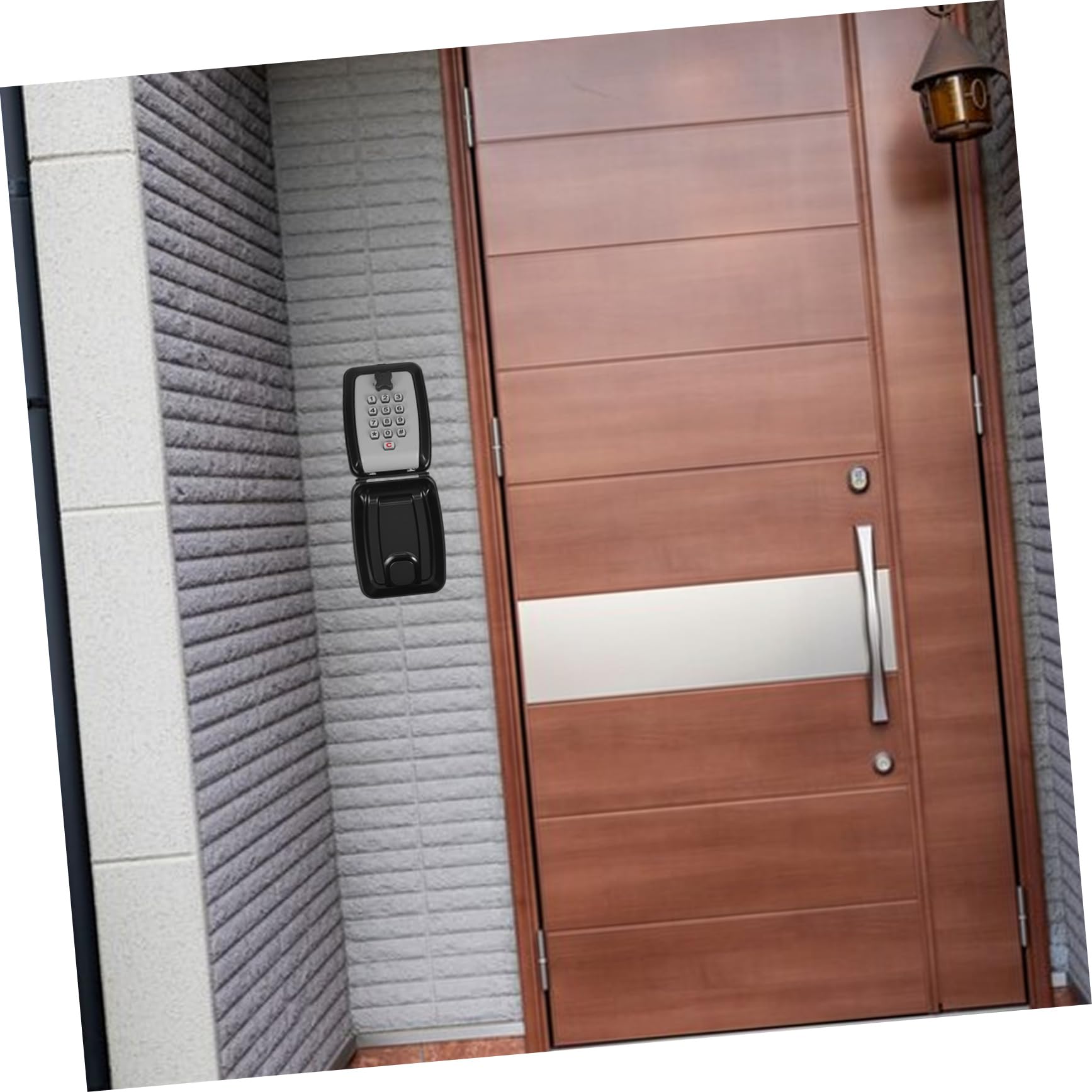 Veemoon Cassetta Portachiavi con Codice Lega di Zinco Plastico | Armadietto per Chiavi a Parete, per Appartamenti e Negozi, Design Elegante, Sicurezza Elevata e Resistente alle Intemperie