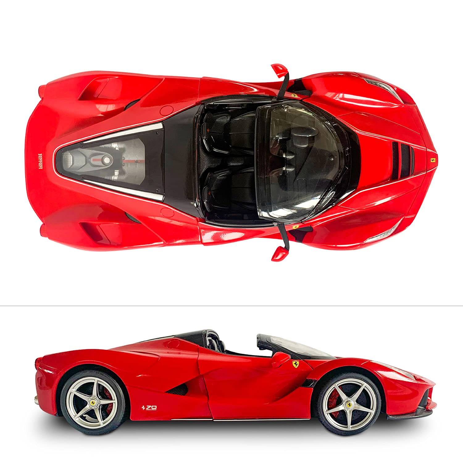 Mondo Motors, FERRARI LAFERRARI APERTA, Modello in Scala 1: 14, fino a 10 km/h di Velocità, Auto Giocattolo per Bambini 63447