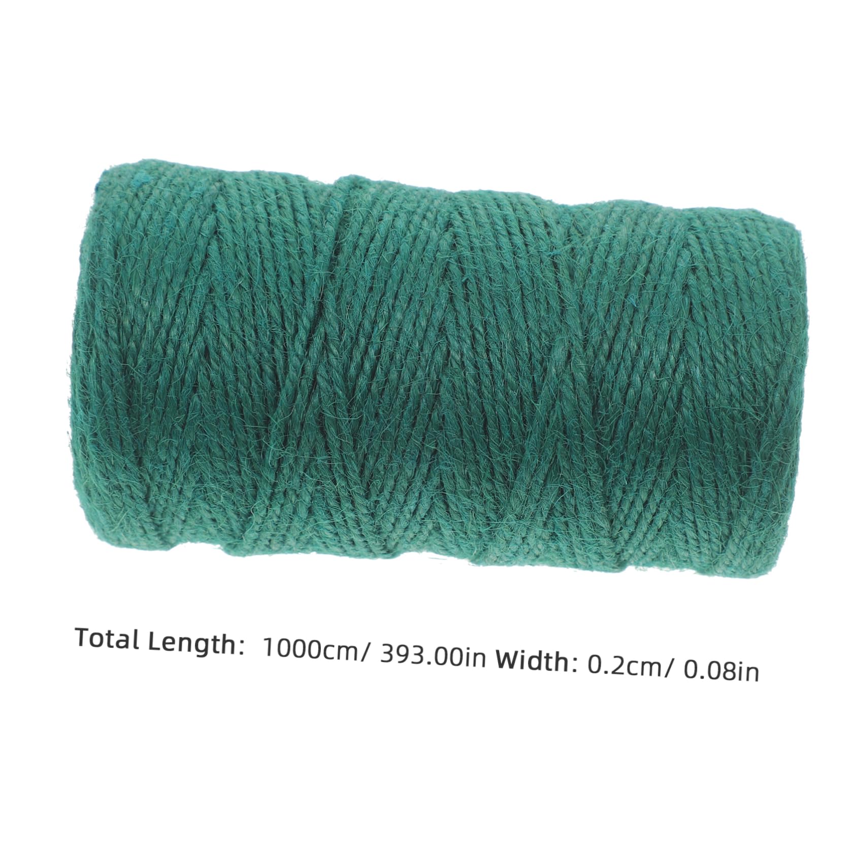 TEHAUX 5 Rouleaux De Ficelle Cadeau Corde En Toile De Jute Ficelle De Jute le De Jardin Corde De Robuste e De Liaison e De e Tressée En Robuste