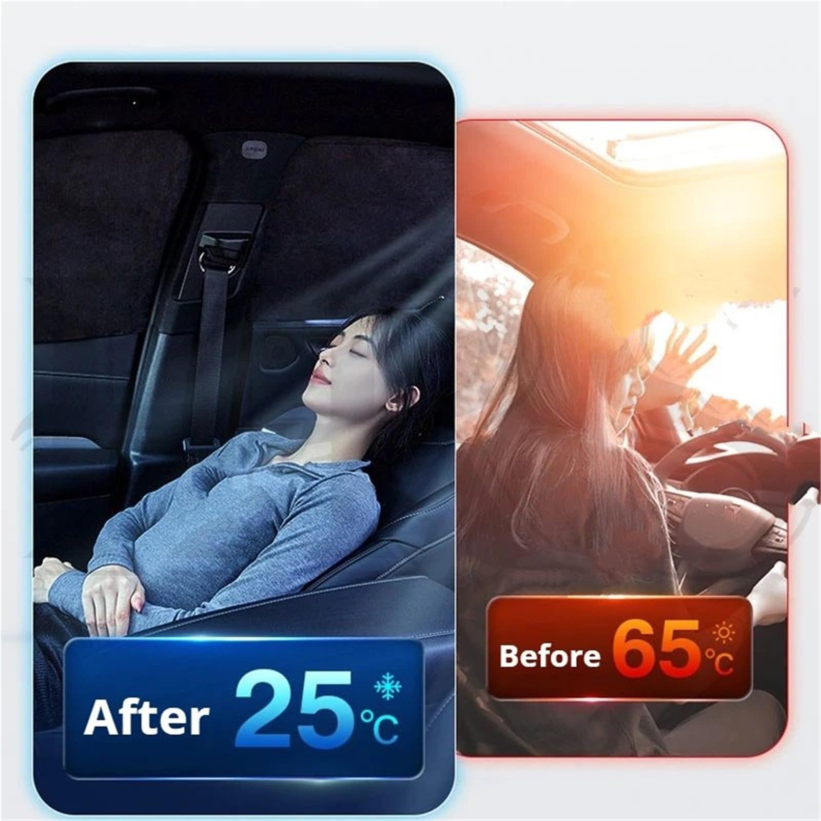 Sonnenblende Auto Netz Für VW Touran Double-Layer Magnetic