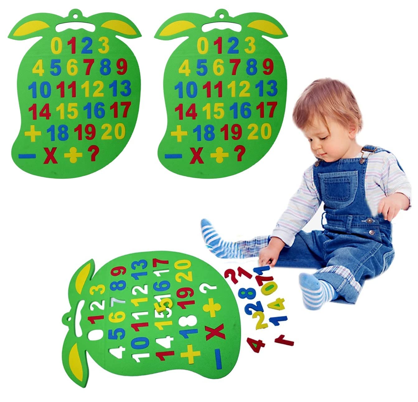 Ekan Set of 2 Pcs Colorful Kids Play Numeric Puzzle Style Mat Game 37 Pcs for Indoor Outdoor Number Learning Toys, Birthday Gift Item (B0BHYHXP8T) Amazon Price History, Amazon Price Tracker