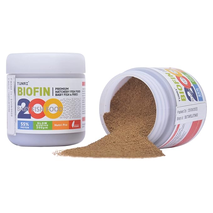 Buy Tunai Baby Fish Food for Aquarium 35g 55 protien granules 200
