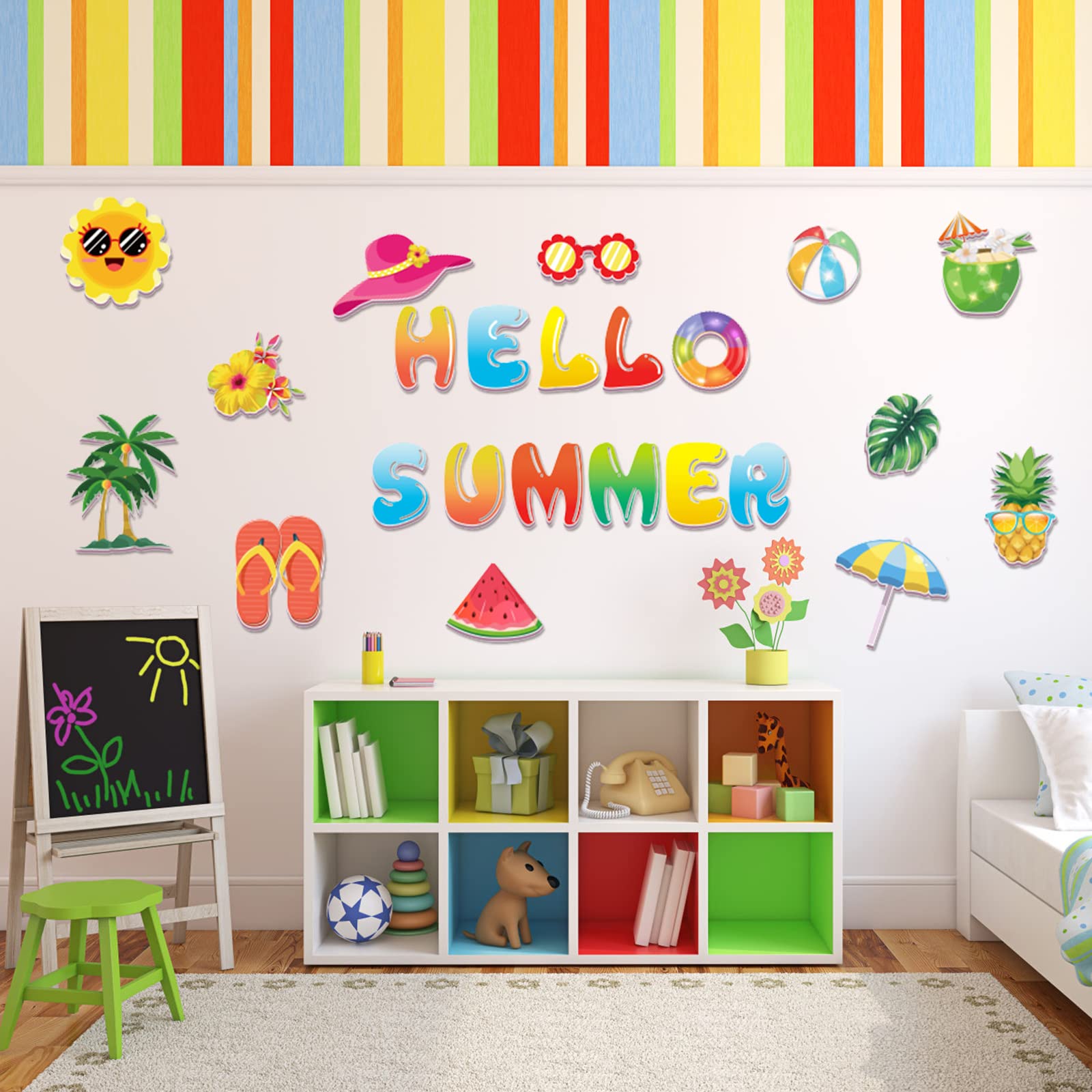 Paper Banana Die Cut Shapes - Tropical Fruit Cutouts For Party Decor & Crafts (25 Pieces)