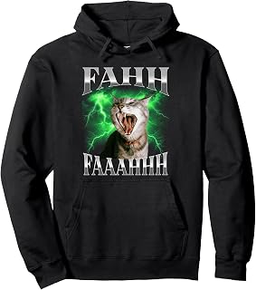 Fahhh Fahh Screaming Funny Bootleg Adult Humor Viral Meme Pullover Hoodie