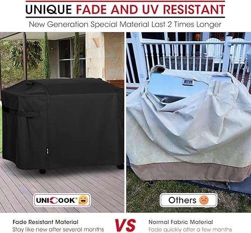 Miniatura 3 de Unicook Cubierta de plancha para parrilla Weber de 36 pulgadas, en comparación con la cubierta de parrilla Weber 3400030, resistente al agua,