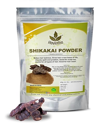 Miniatura 4 de Havintha Amla Reetha Shikakai - Polvo para el cabello, 8.01 oz (paquete de 3)