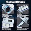 KPXOS Rapid Trigger Keypad Gaming Macro Keyboard Magnetic Switch with Button and Screen Plug and Play O4C Keyboard Device for OSU Geometry Dash O3C Shortcut Copy Paste (White)
