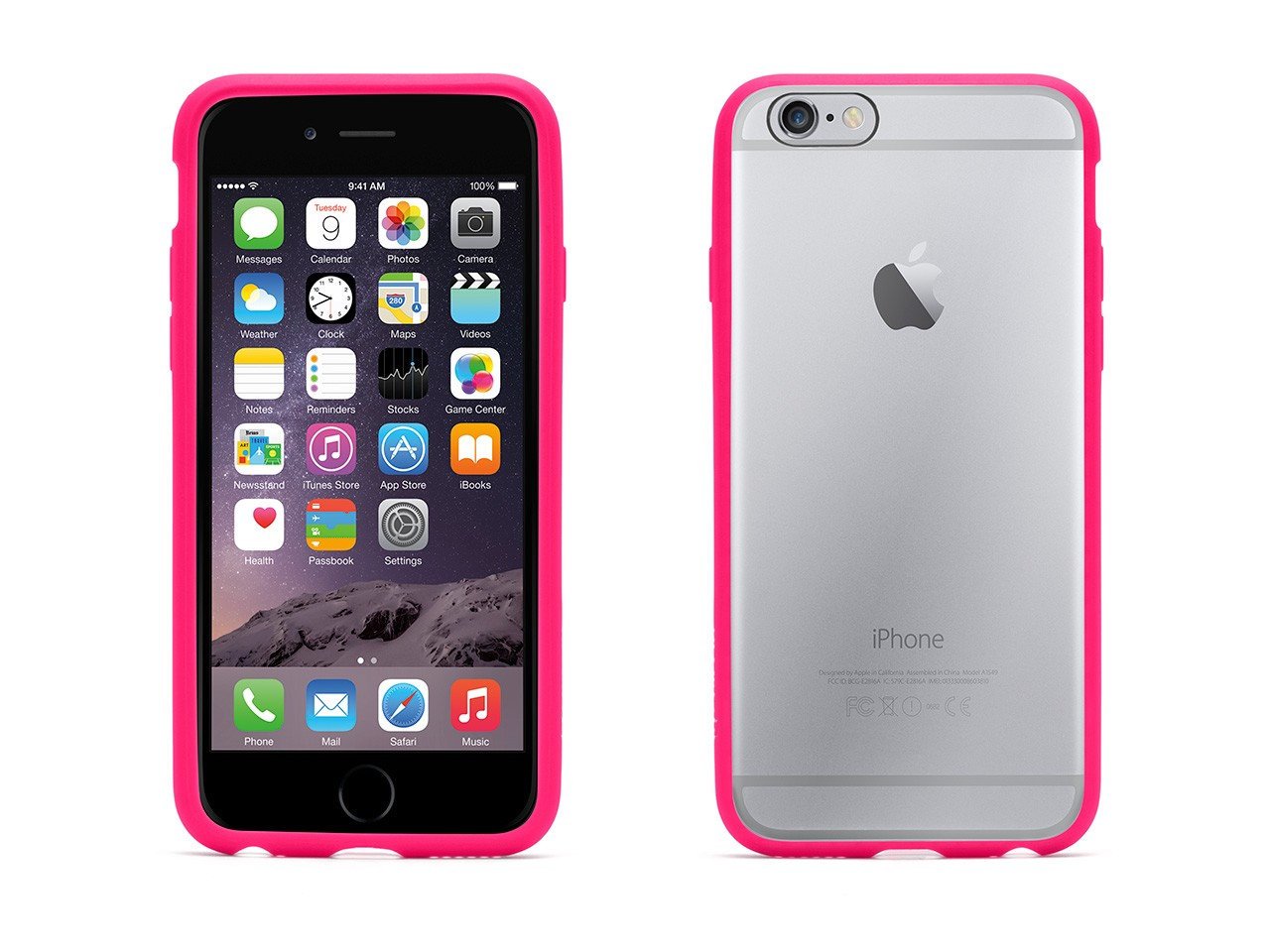 Griffin Reveal Case for Apple iPhone 6 - Pink/Clear