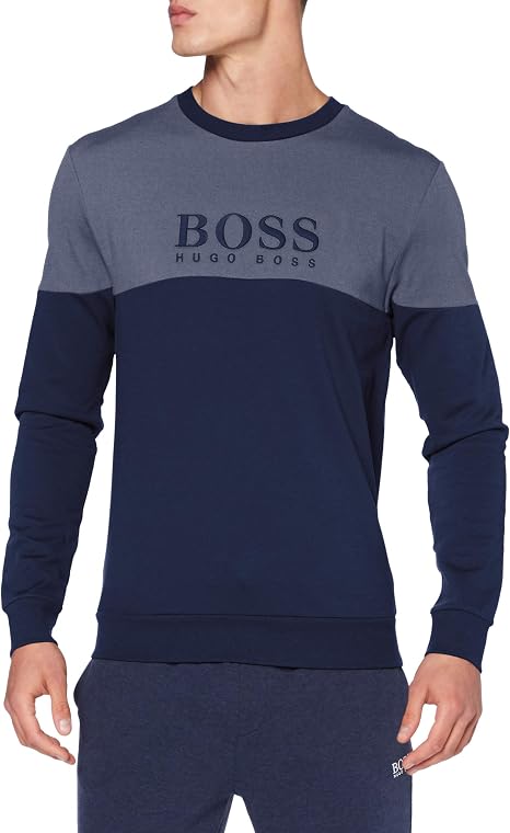 BOSS Tracksuit Sweatshirt, Maglia di tuta, Dark Blue402, S, da Uomo : Amazon.it:  Abbigliamento
