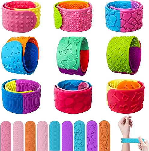 Miniatura 7 de Fidget Toys Slap Bracelets for Kids Sensory Toys for Kid s with Autism Sensory Products，Autism Classroom Must Haves Calming Sensor y Toy for Special