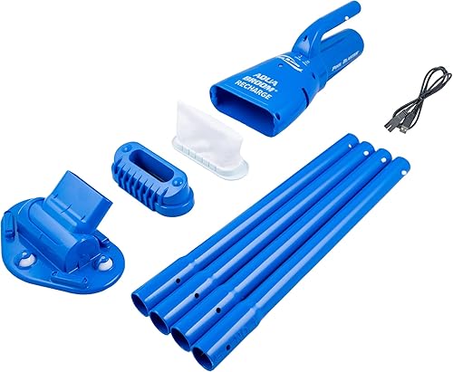 Miniatura 6 de POOL BLASTER Aqua Broom Recharge - Aspiradora inalámbrica de mano para piscinas pequeñas, jacuzzi, spas y limpieza de manchas en piscinas sobre el