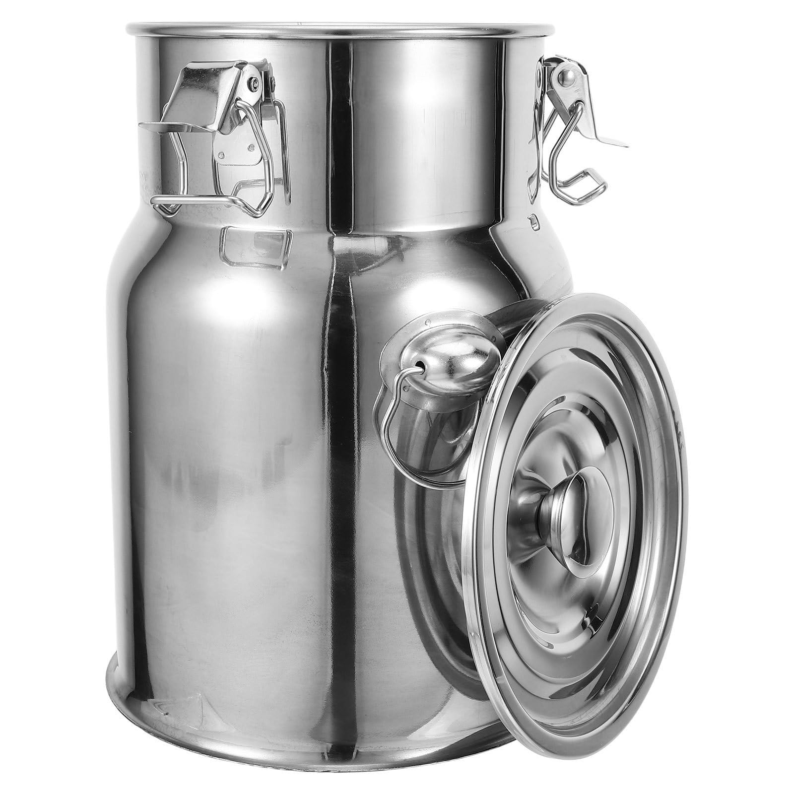 Alipis Contenitore Ermetico per Latte da 5l in Acciaio Inox con Manico