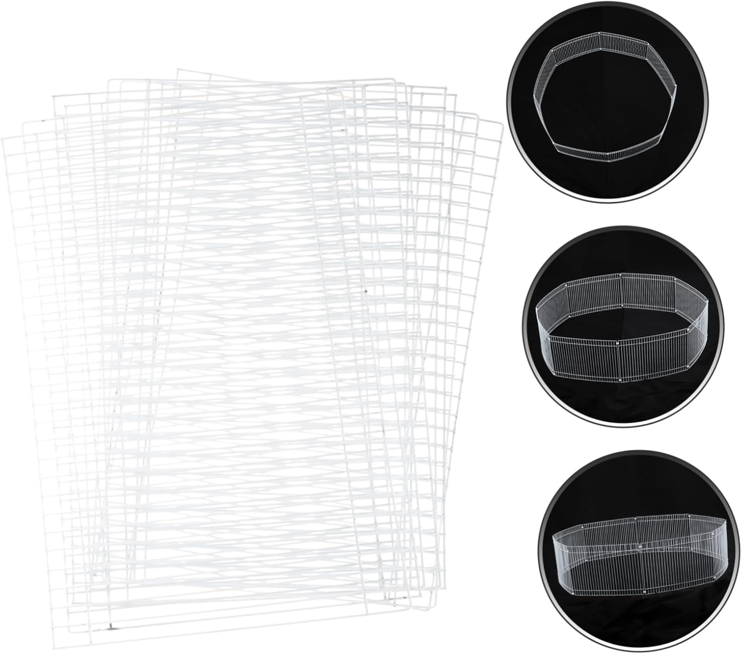 Portable Chinchilla Playground Playpen Durable Metal Pet Isolation Fence for Indoor Outdoor Use Easy Assembly Lightweight Design Panels Each