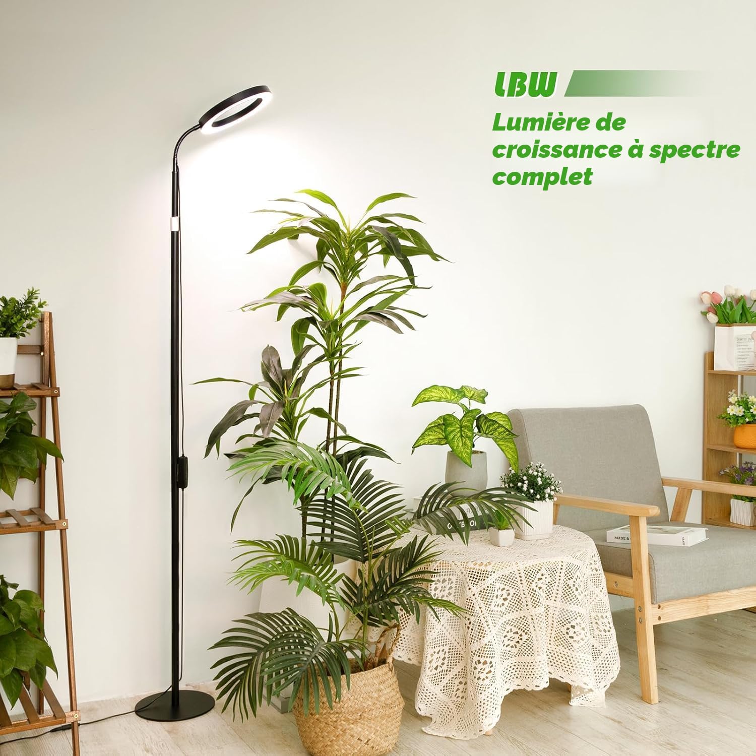 Lampe Pour Plantes D'intérieur à Spectre Complet De 60 W, Lampe De Culture USB à Intensité Réglable Avec Minuterie Pour Plantes D'intérieur | Best Buy Canada